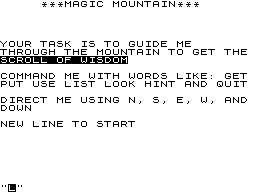 Magic Mountain screenshot