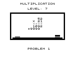 Multiplication screenshot