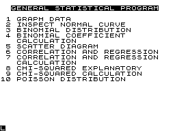 General Statistics screenshot