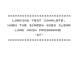 Starquest load test screenshot