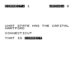 States and Capitals screenshot