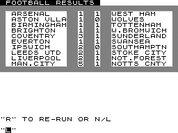 Football League screenshot