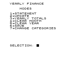 Finance screenshot